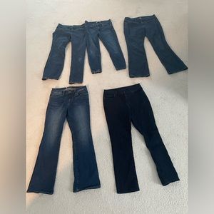 3 for $20 Lot of 10P jeans (LOFT x 2, LL Bean, KUT from the Kloth, and Just USA)